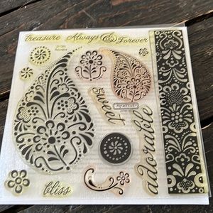 Close to my heart my acrylix stamp set Adorable